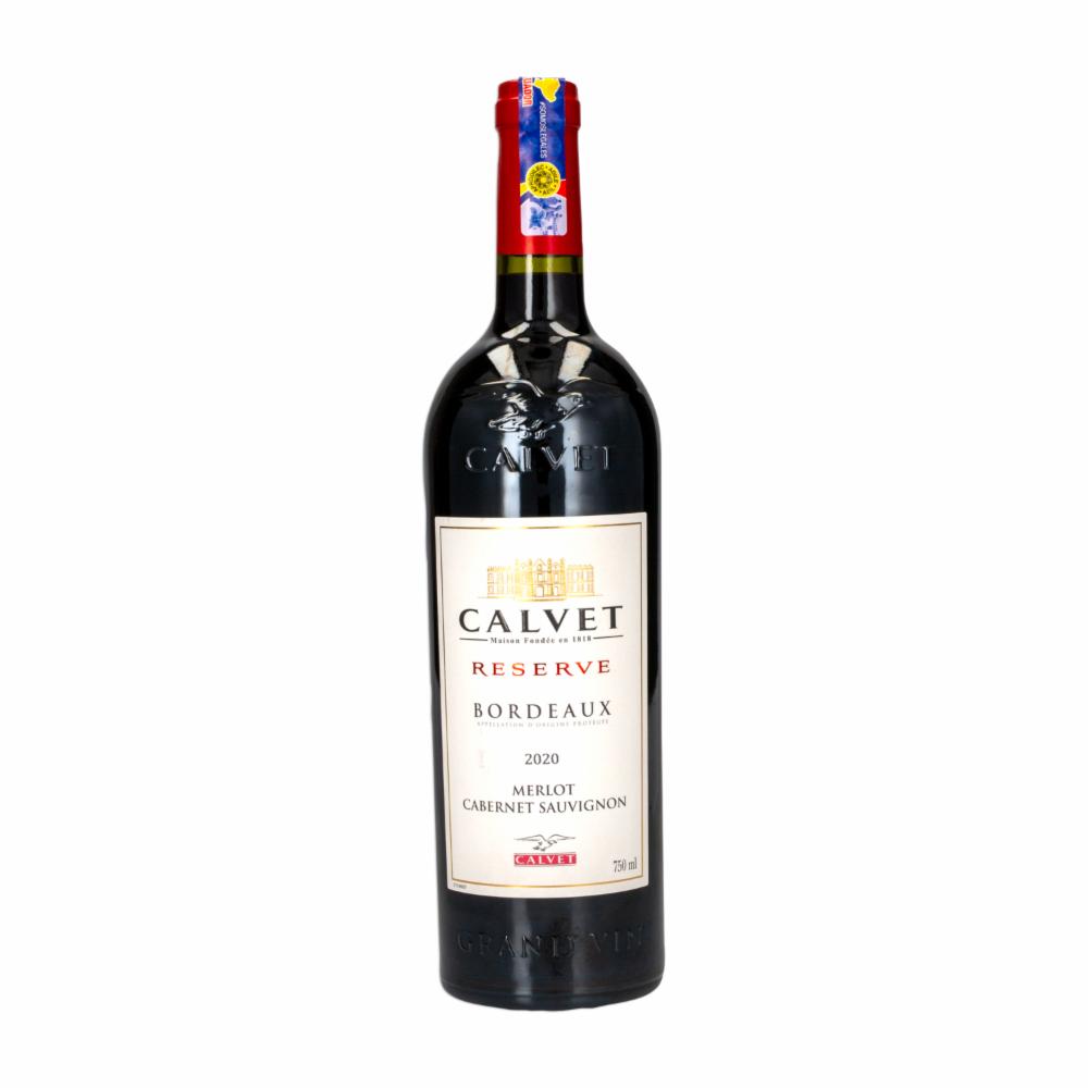 Vino Tinto Reserve Bordeaux Merlot Calvet 750 Ml