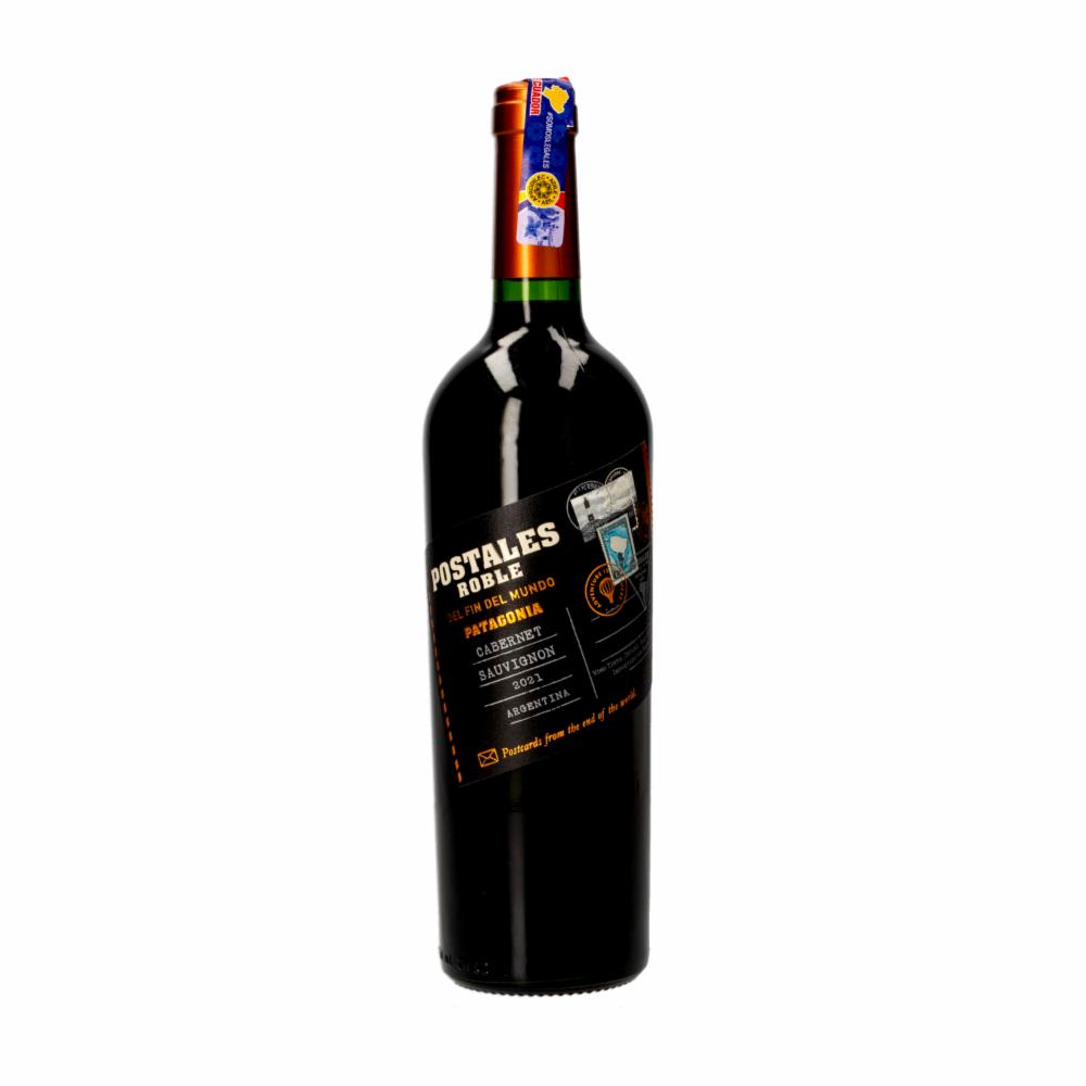 Vino Tinto Cabernet Sauvignon Roble Postales Del Fin Del Mundo 750 Ml