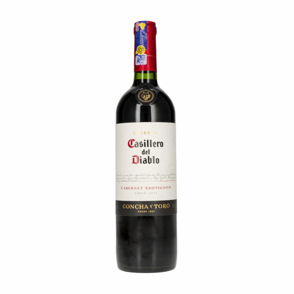 Vino Tinto Cabernet Sauvignon Casillero Del Diablo 750 Ml