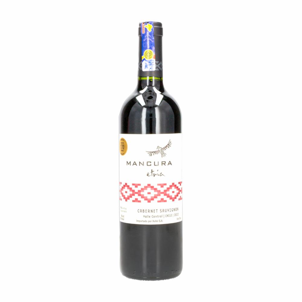 Vino Tinto Chileno Cabernet Sauvignon Etnia Mancura 750 Ml