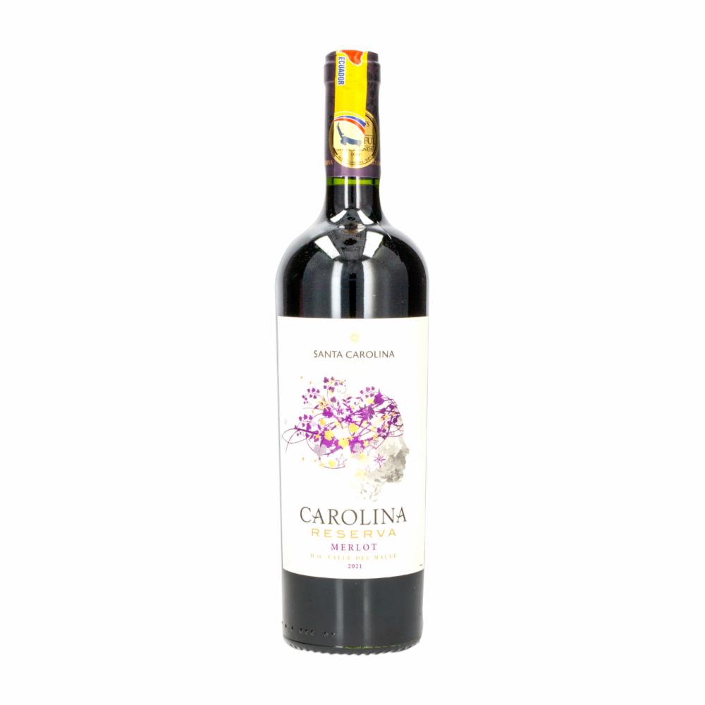 Vino Tinto Reserva Merlot Santa Carolina 750 Ml