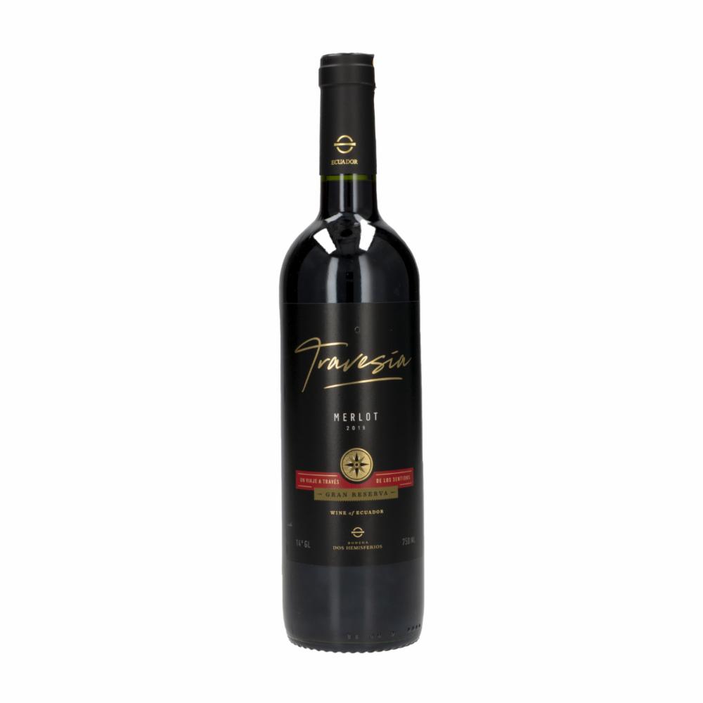 Vino Tinto Merlot Seco Travesia 750 Ml