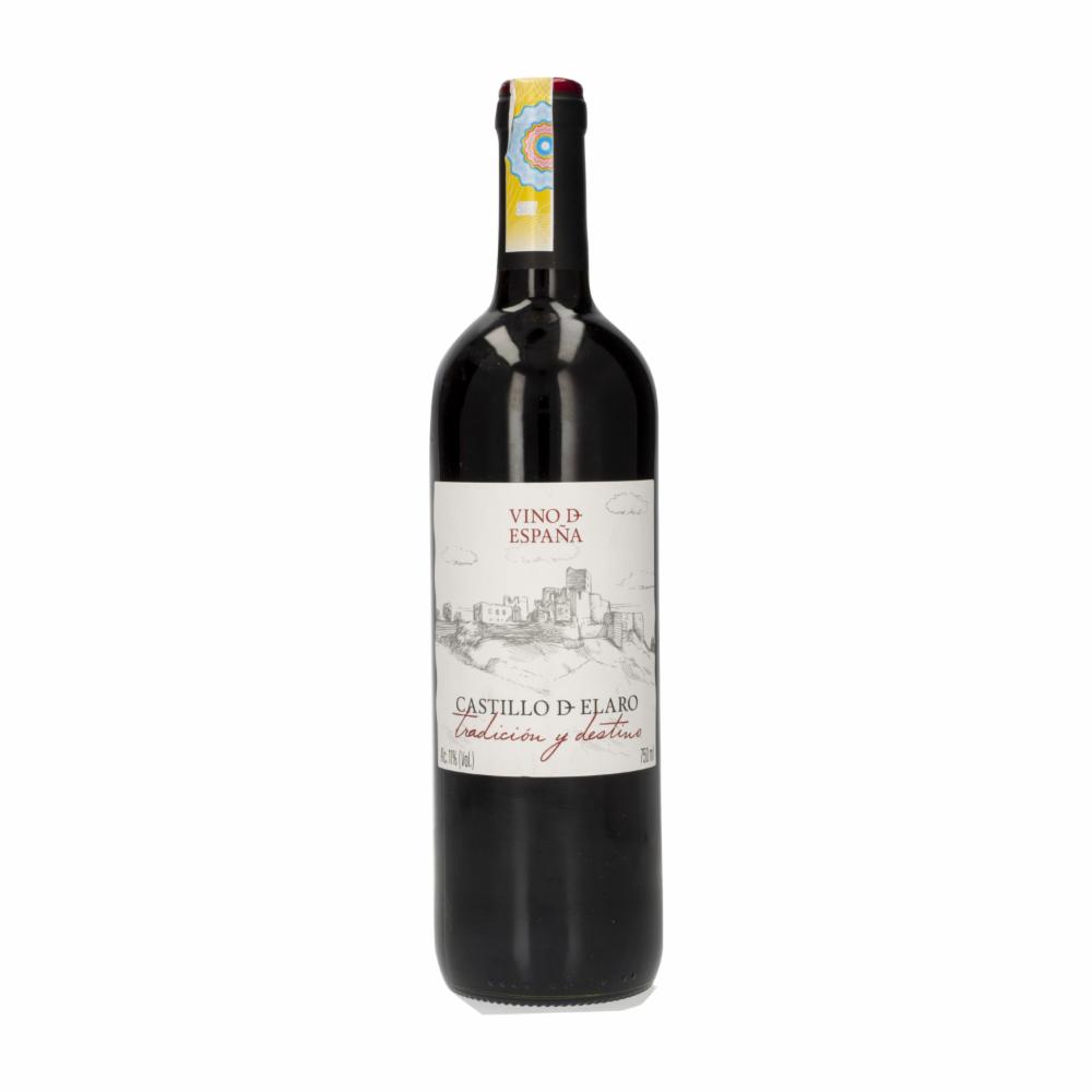 Vino Tinto Español Castillo D Elaro 750 Ml