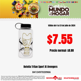 Botella Tritan Sport Xl Avengers