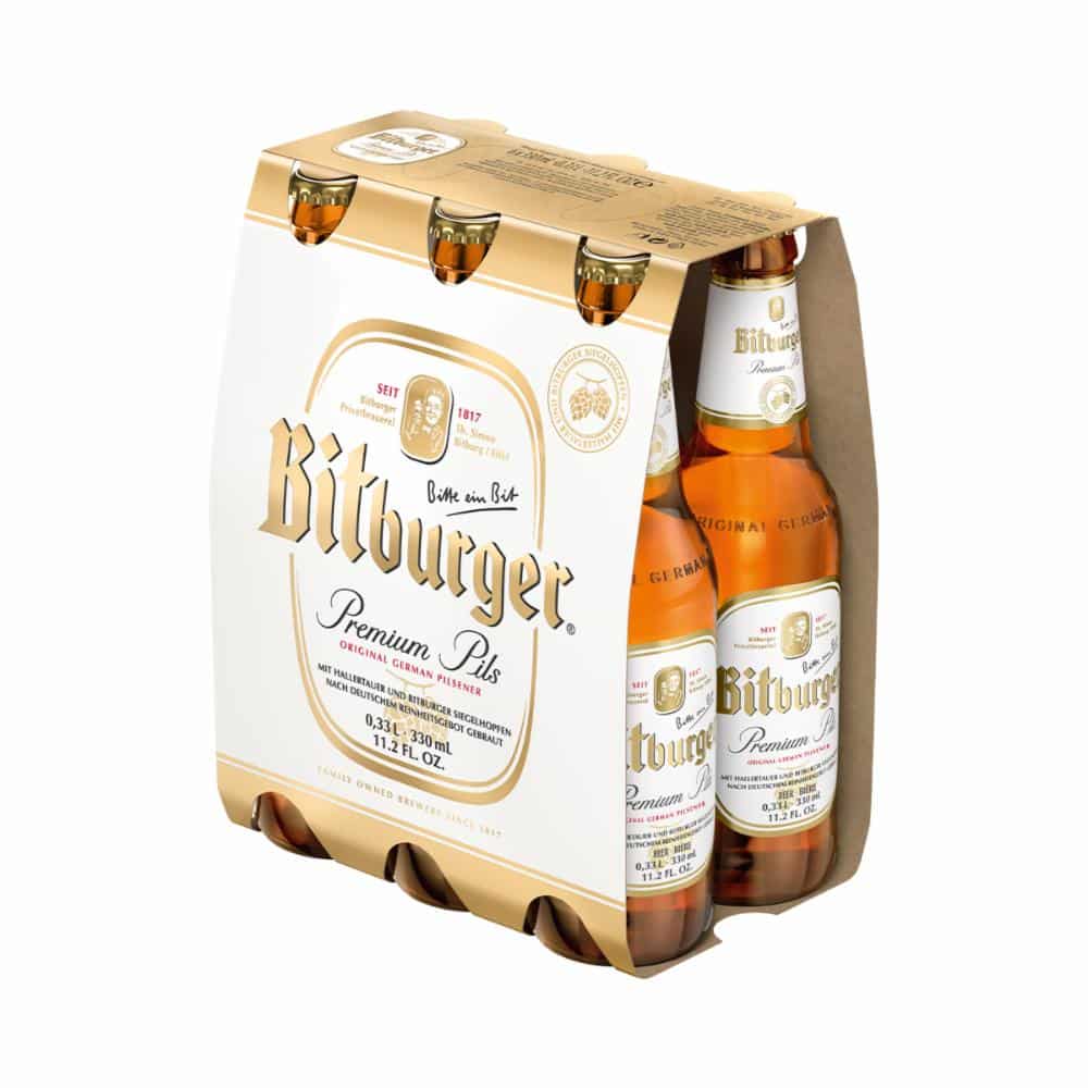 Cerveza Pils Bitburger 6 X 330 Ml