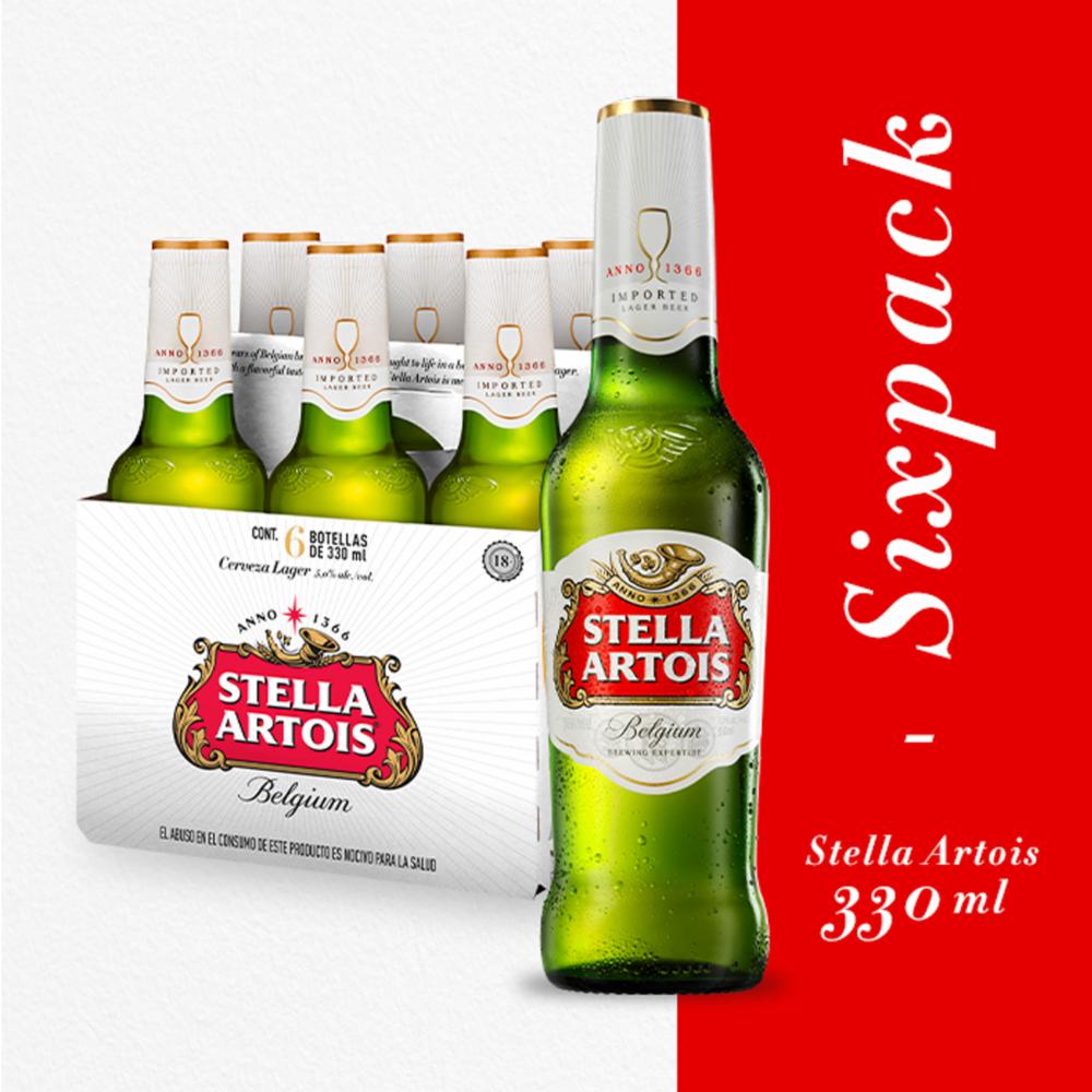 Cerveza Belgium Stella Artois 6 X 330 Ml