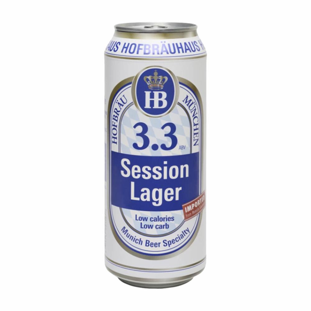 Cerveza Sesion Lager 3.3 Light HofbraÜ 500 Ml