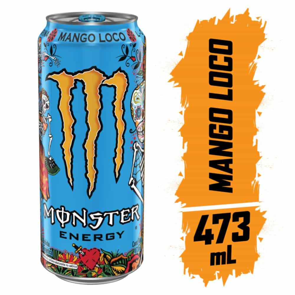 Bebida Energizante De Mango Loco MONSTER 473 Ml - Supermaxi