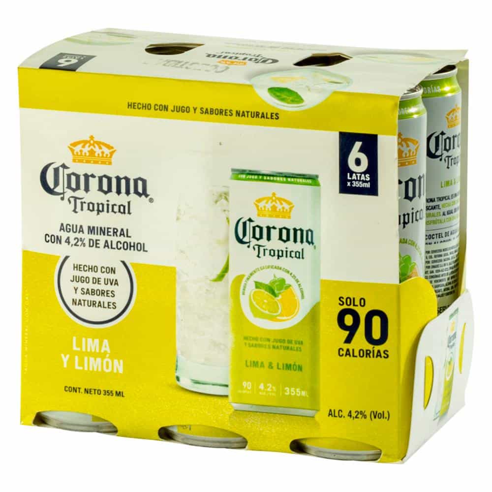 Tropical Lima Limón Corona 6 X 355 Ml