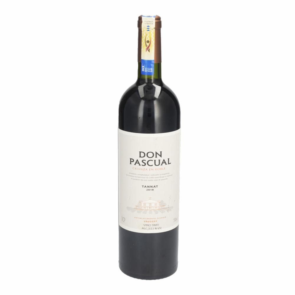 Vino Tinto Tannat Crianza Roble Don Pascual 750 Ml