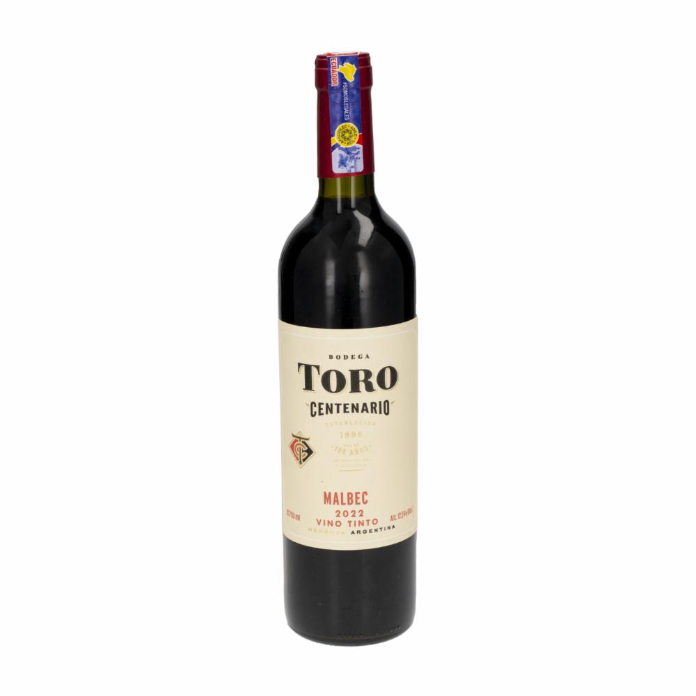 Vino Tinto Centenario Malbec Toro 750 Ml