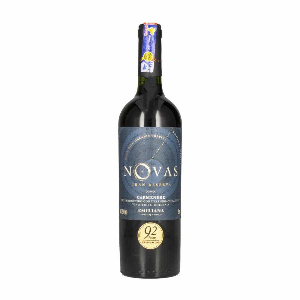 Vino Tinto Carmenere Novas 750 Ml