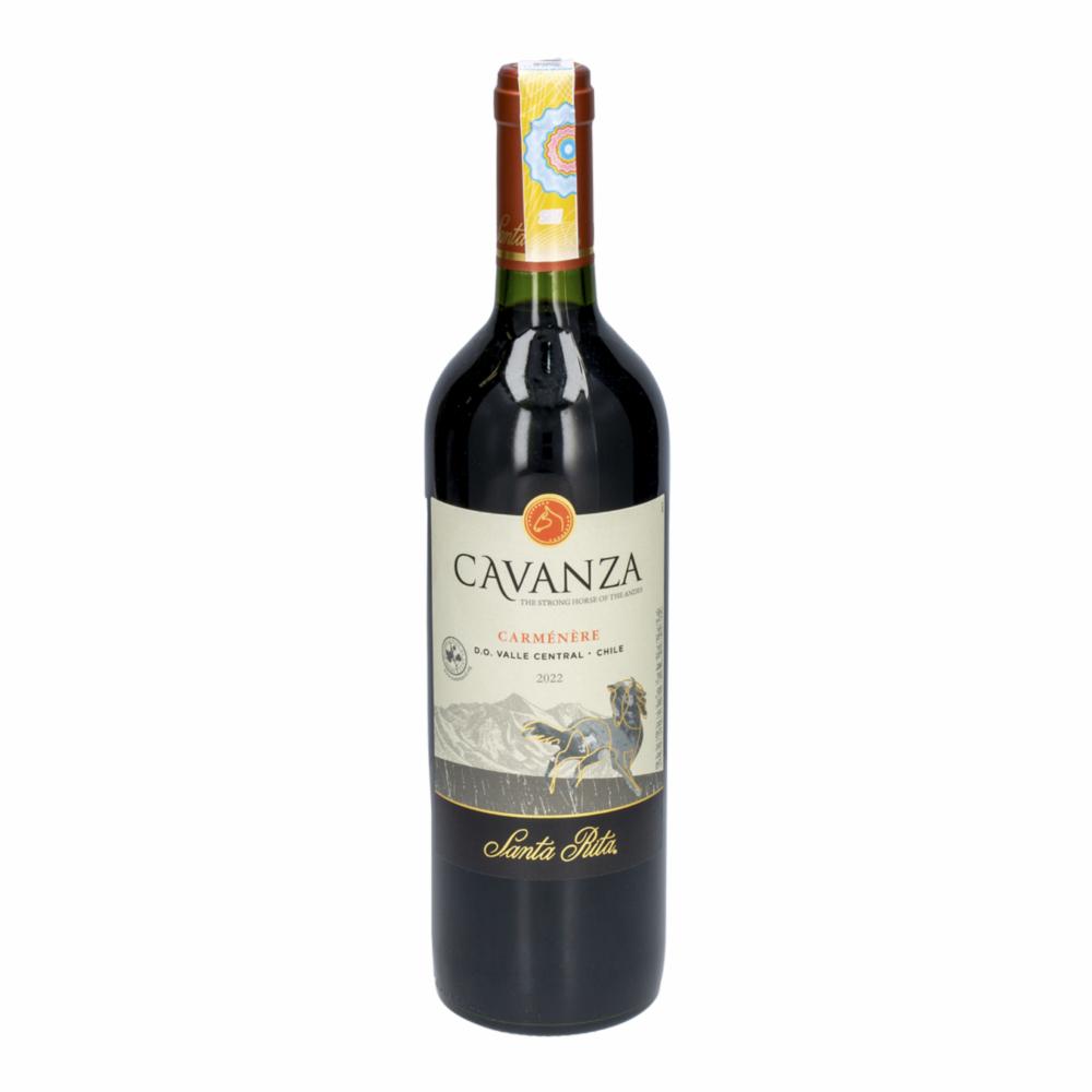 Vino Tinto Cavanza Carmenere Santa Rita 750 Ml