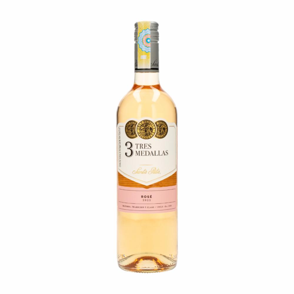 Vino Rosado Importado Tres Medallas 750 Ml