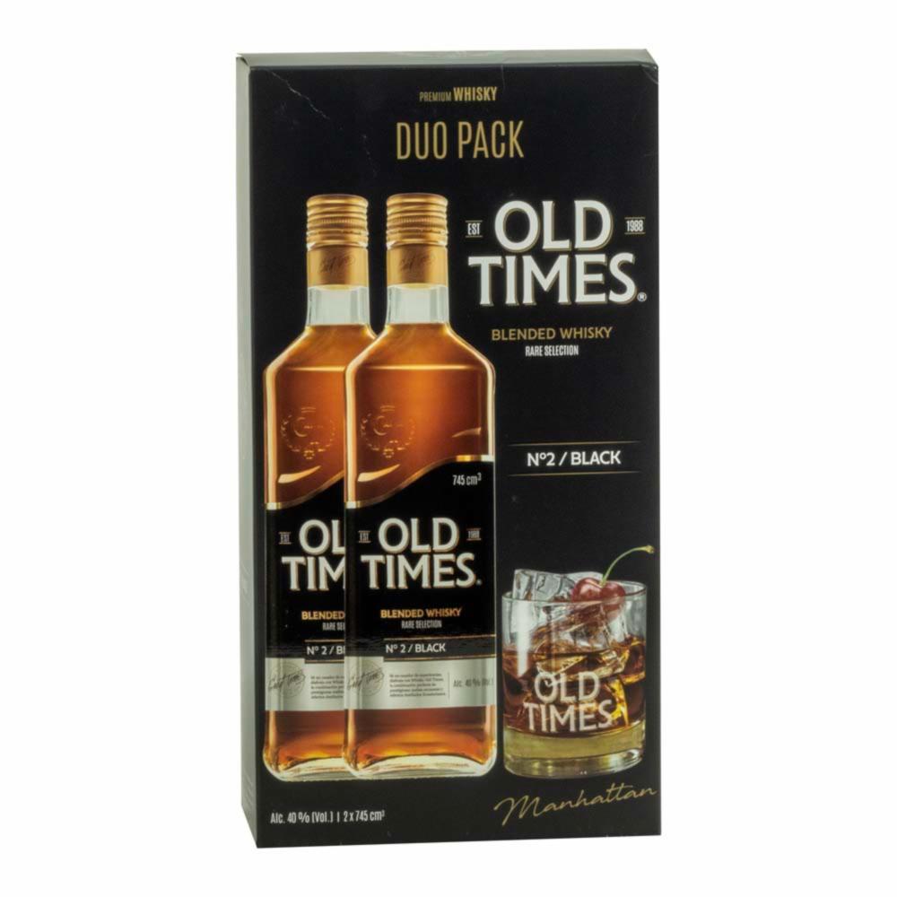 Whisky Black Old Times 2 X 745ml