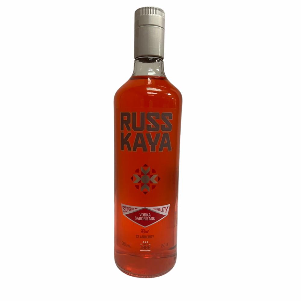 Licor Seco Sabor A Cranberry Russkaya 750 Ml