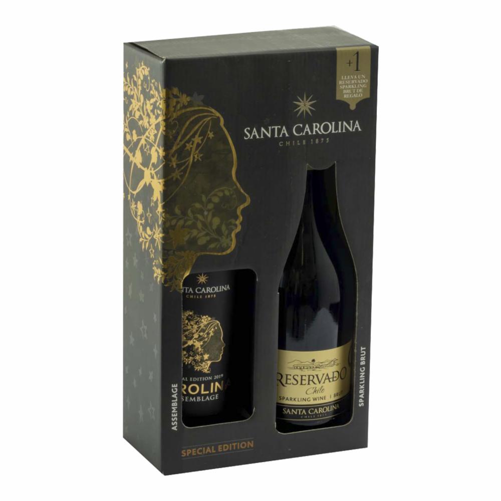 Vino Tinto Assemblage Reservado Sparling Brut Sta.carolina 1500ml + 750ml