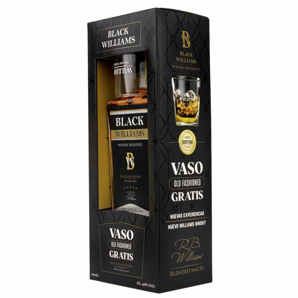 Whisky Pack Black Williams + Obsequio Whisky Black Williams 750 Ml