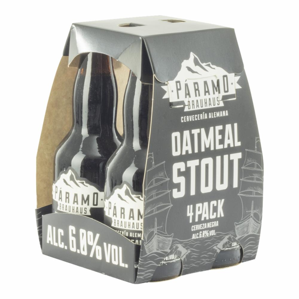 Cerveza Negra Oatmeal Stout PÁramo Brauhaus 4 X 330 Ml