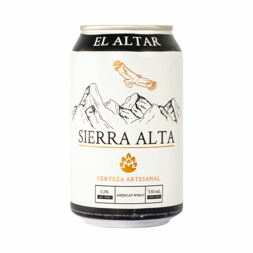 Cerveza Artesanal En Lata El Altar Sierra Alta 330 Ml