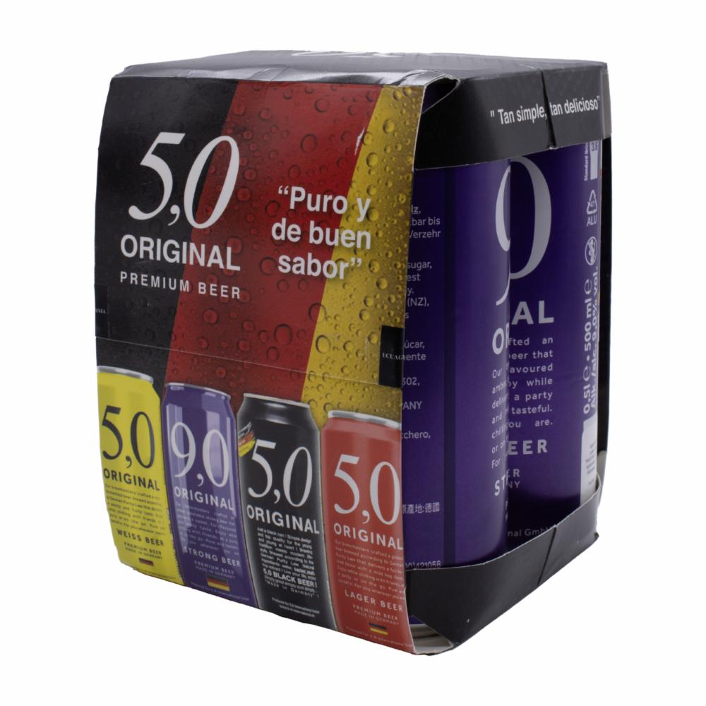 Cerveza Extra Fuerte 9.0 Original 4 X 500 Ml