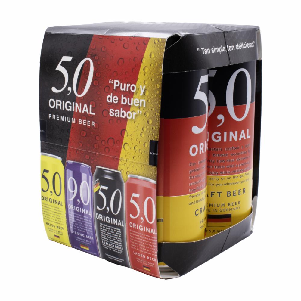 Cerveza Craft 5,0 Original 4 X 500 Ml