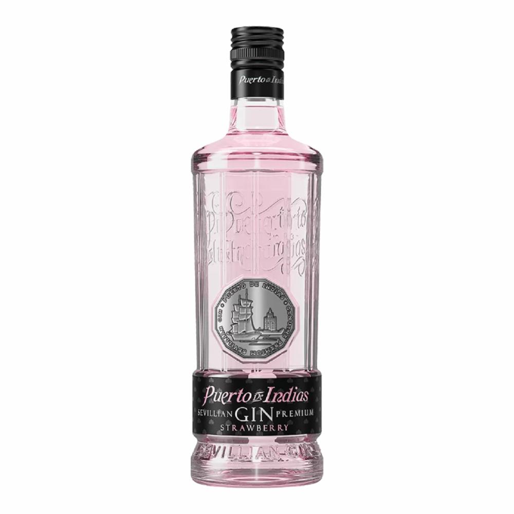 Gin Strawberry Puerto De Indias 700 Ml