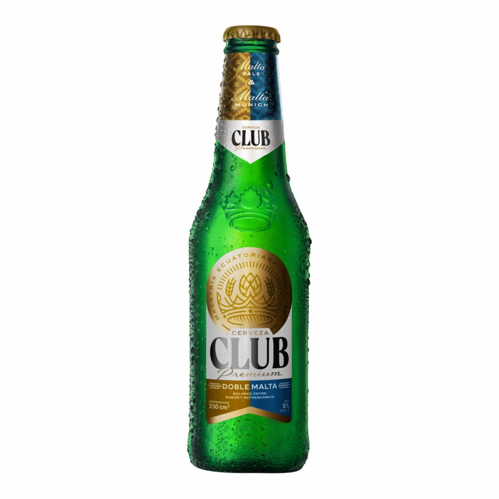 Cerveza En Botella Club Premium Doble Malta 330 Ml