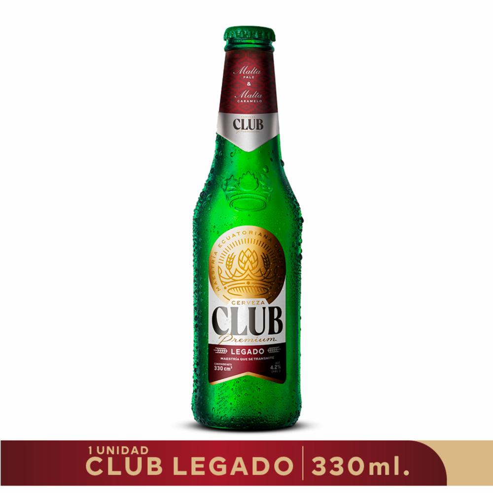 Cerveza En Botella Club Premium Legado 330 Ml