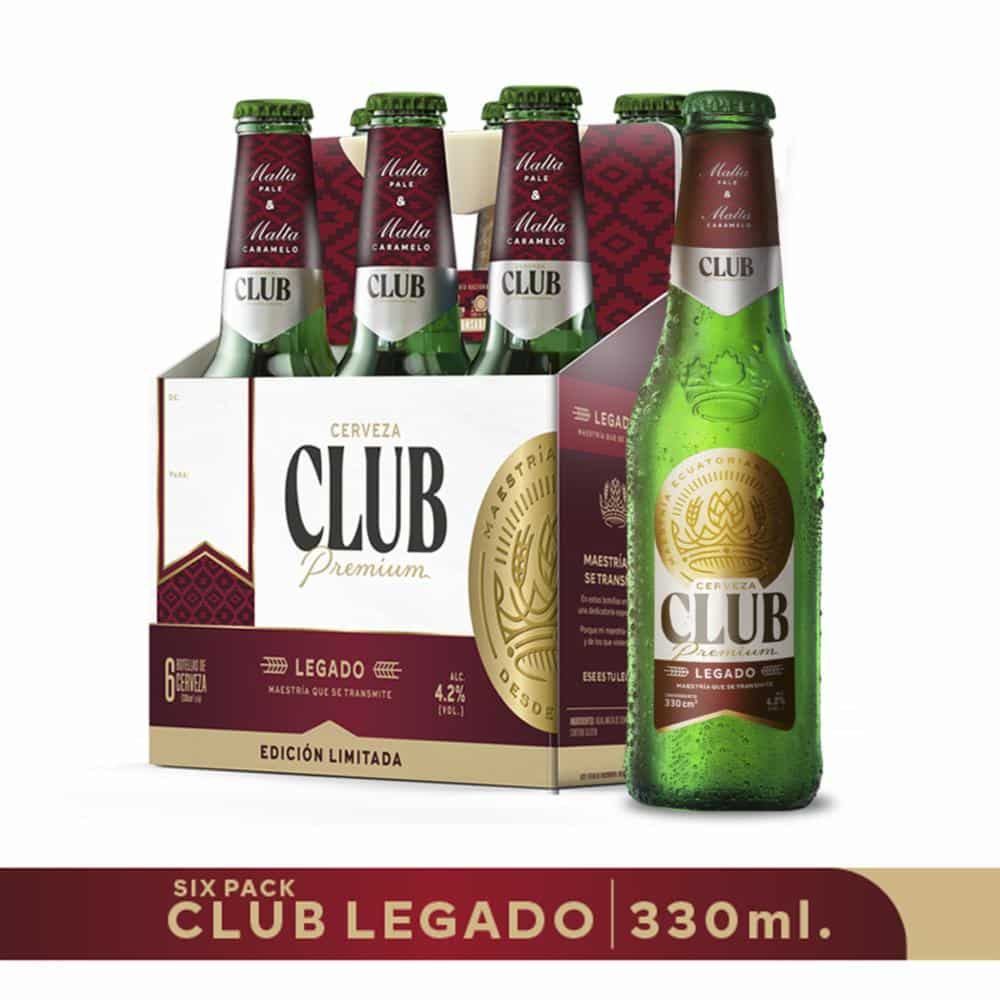 Cerveza Legado Six Pack Club 6 X 330 Ml