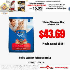 Purina Cat Chow Adulto Carne 8kg