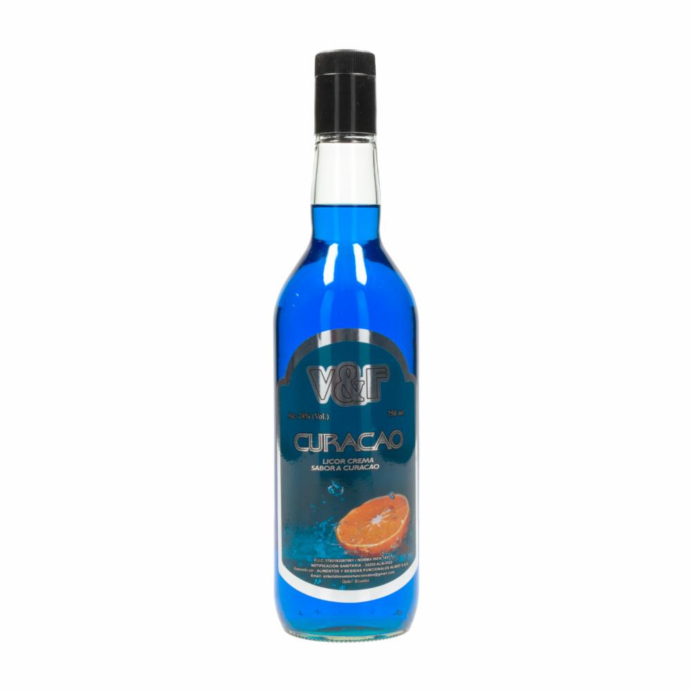 Crema De Licor Curacao V&f Botella