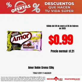 Amor Doble Crema 130g