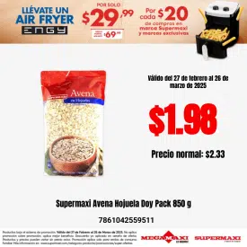 Supermaxi Avena Hojuela Doy Pack 850 g